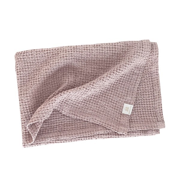 WAFFLE LINEN BLANKET 110×110