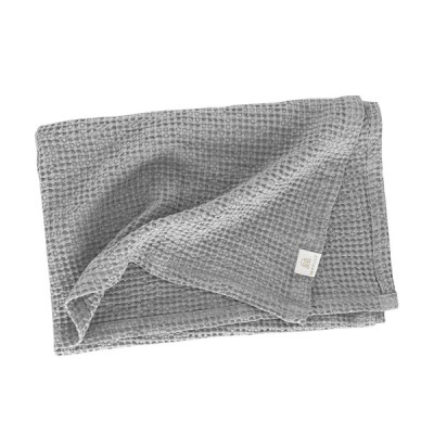 WAFFLE LINEN BLANKET 110×110 2