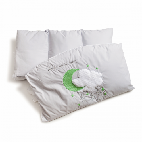 Bara de protecție în pătuț Babycentre & Twins Moonlight