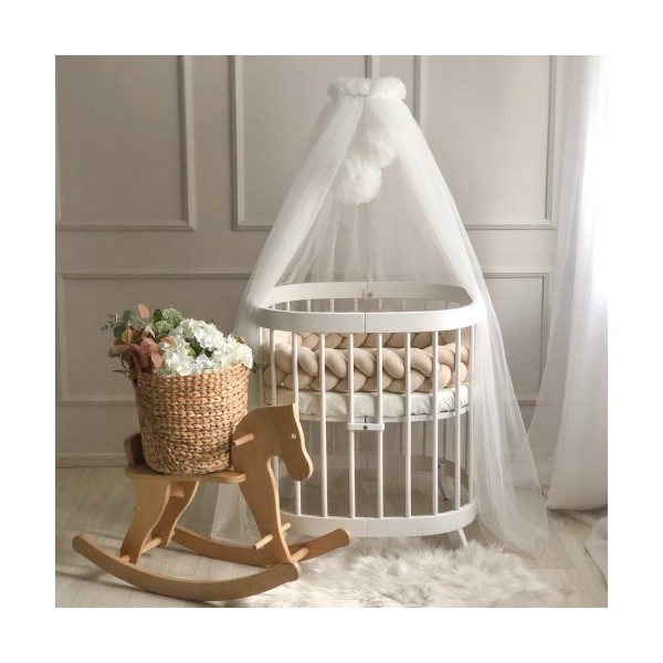 Baldachin cu pompoane